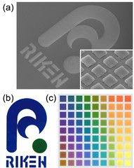 Colors created by metamaterial absorbers made of aluminum.